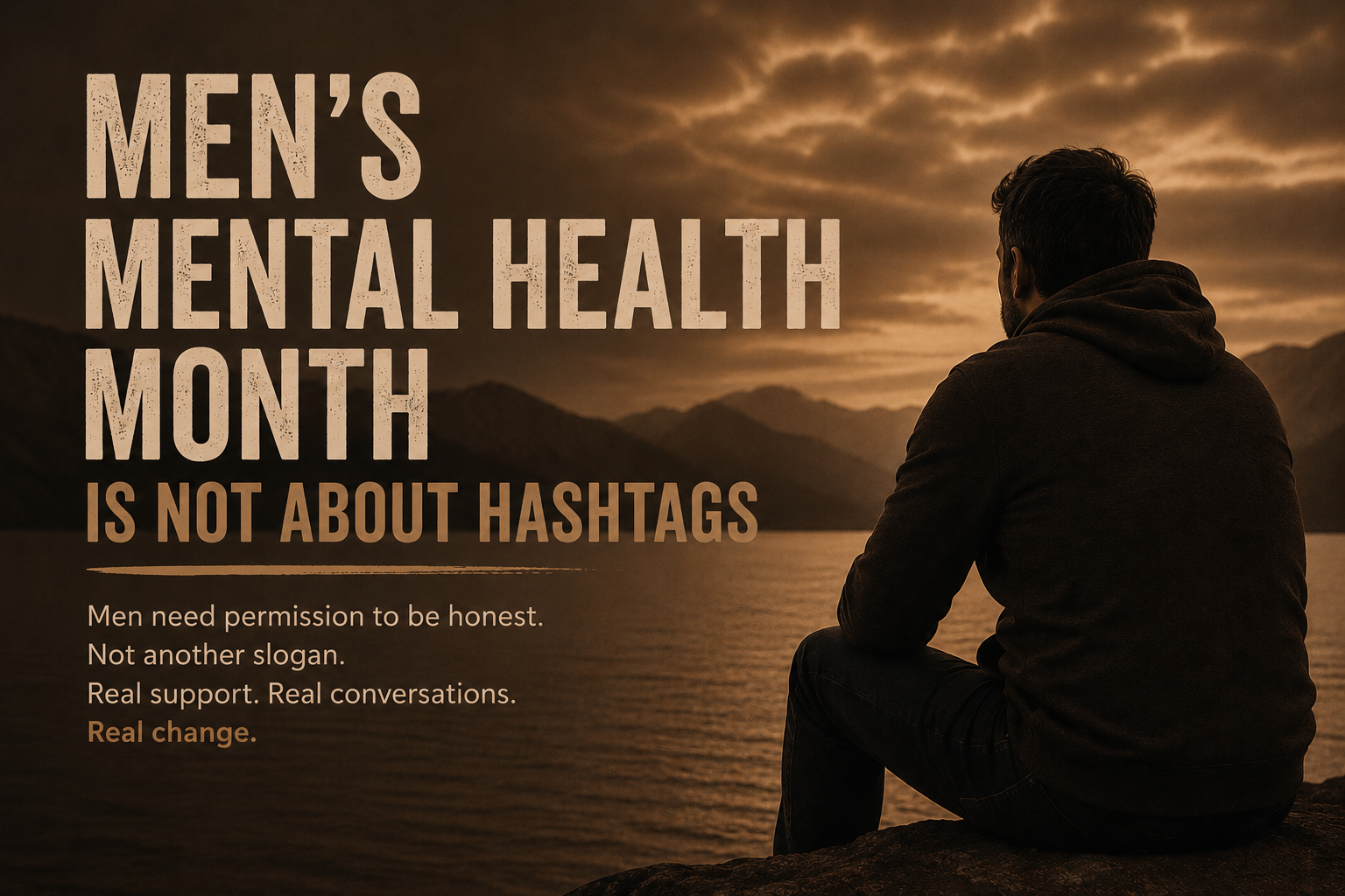 June is Men's Mental Health Month